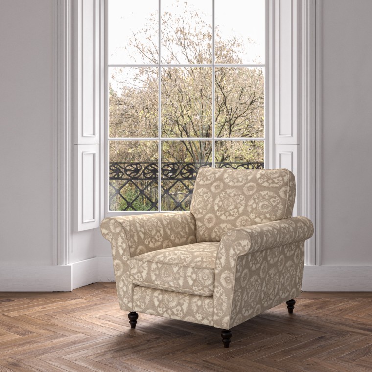 furniture ellery chair nubra linen print lifestyle