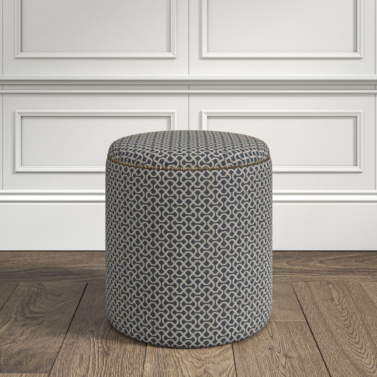 Malpaso Footstool Sabra Indigo