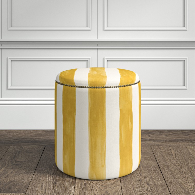 furniture malpaso footstool tassa grande gold print lifestyle