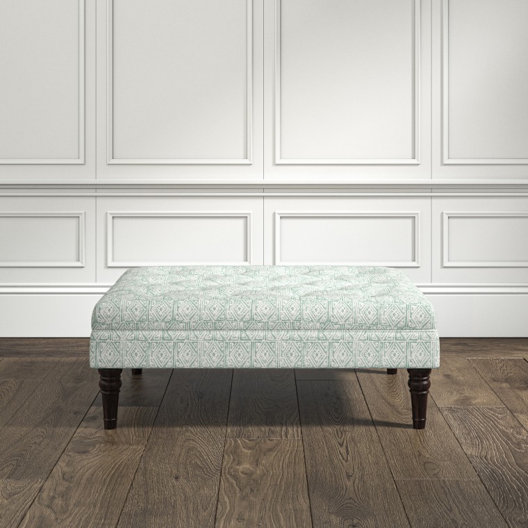 furniture monterey medium footstool ellora mineral print lifestyle