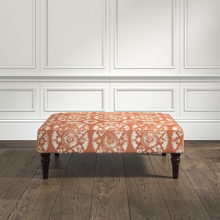 furniture savannah medium footstool nubra apricot print lifestyle