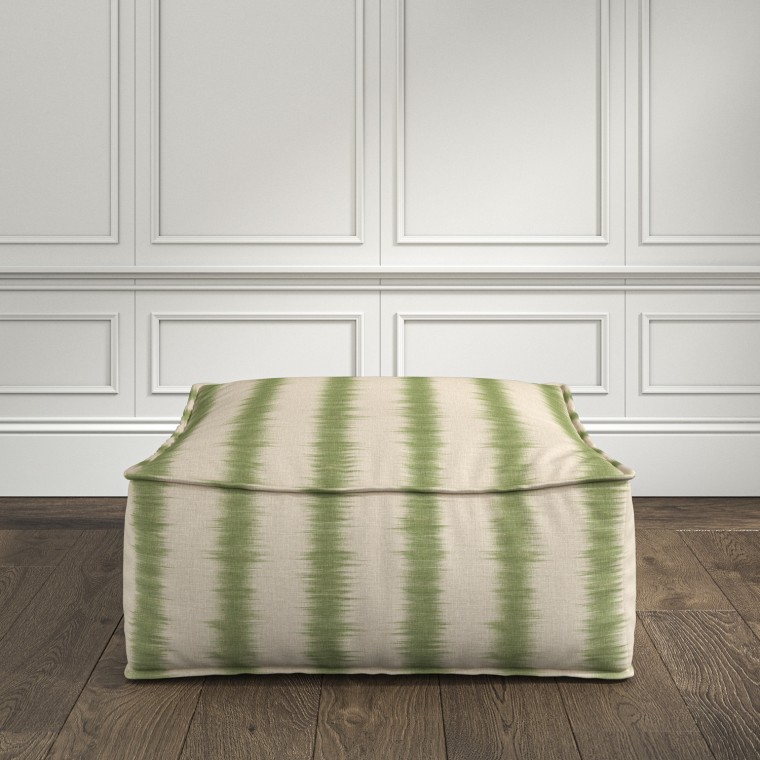 furniture zen pouffe aarna olive print lifestyle