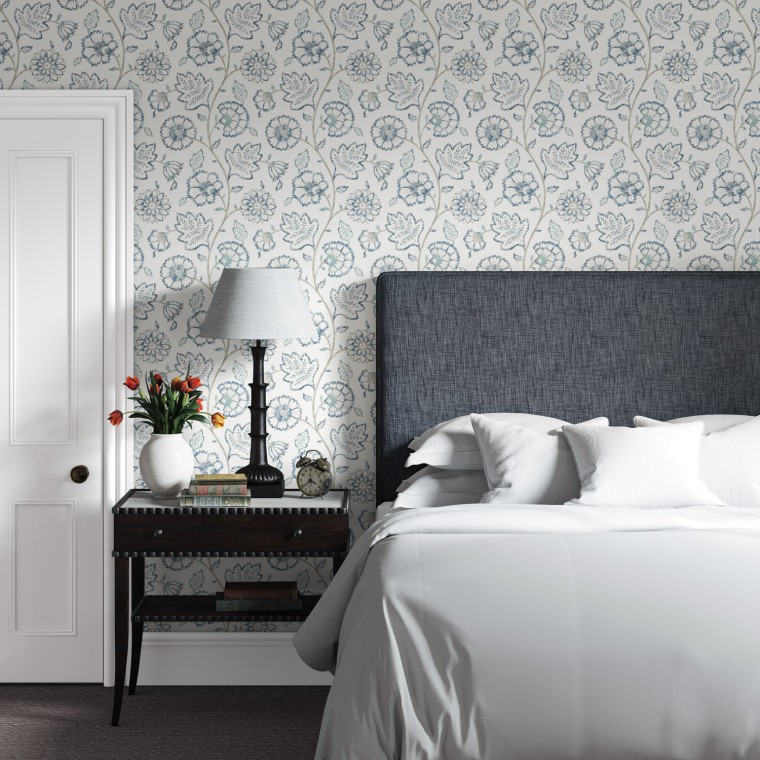 Bantry Headboard Kalinda Indigo