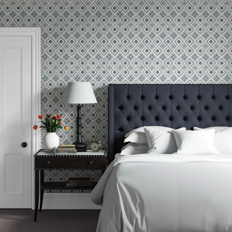 Bruton Headboard Bisa Indigo