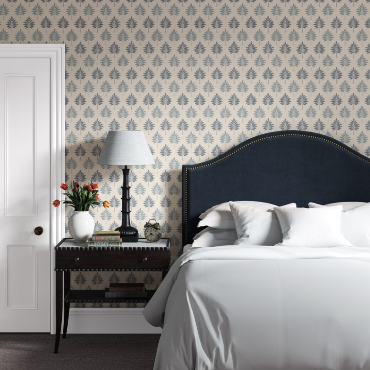 Marlborough Headboard Cosmos Indigo