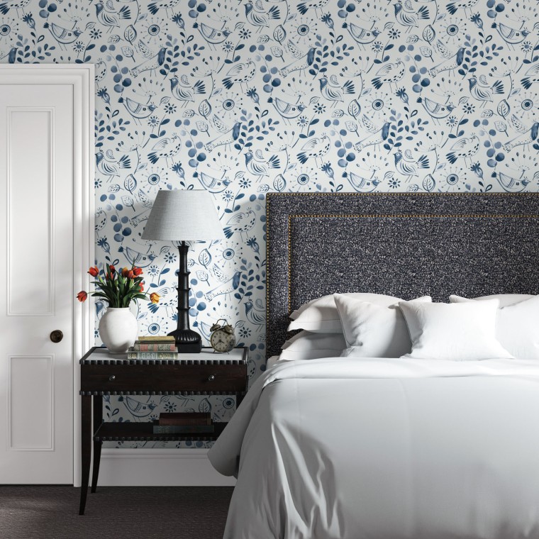 Painswick Headboard Yana Indigo