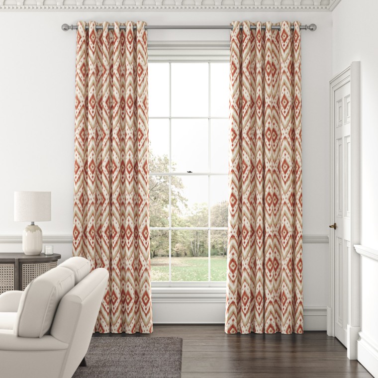 Lixus Cinnabar Curtains