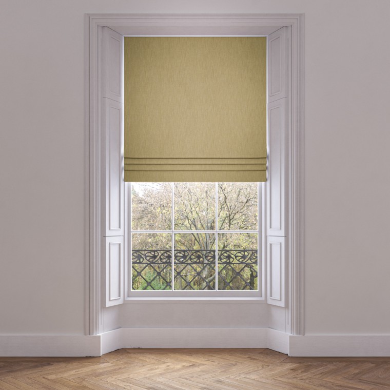 roman blind amina moss plain lifestyle 1