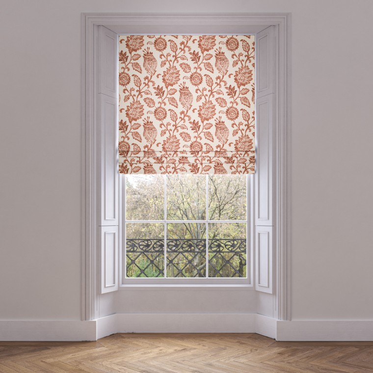 roman blind palais rust print lifestyle 1