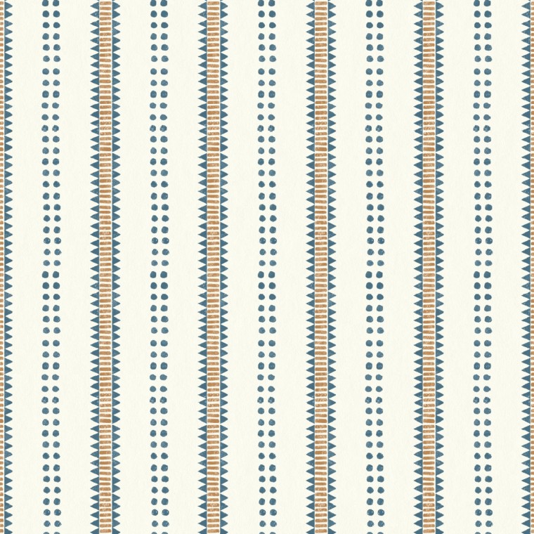 Ananta Indigo Wallpaper