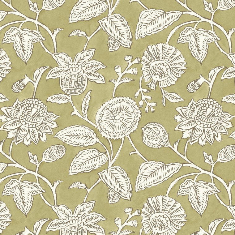 Chaitri Olive Wallpaper
