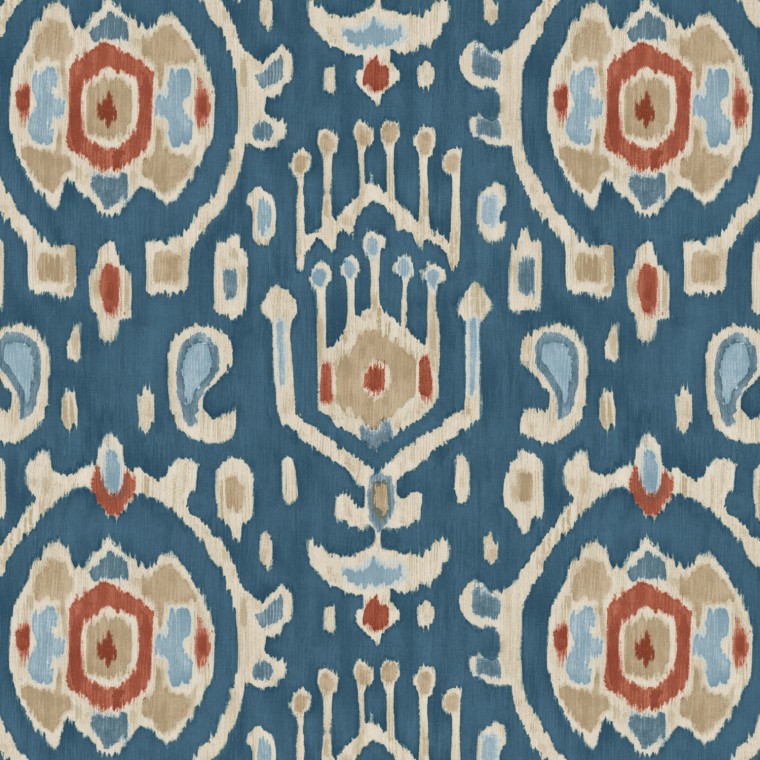 Chapan Indigo Wallpaper