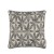 Bandhani Charcoal Printed Cotton Cushion 43cm x 43cm