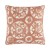 Nubra Apricot Printed Cotton Cushion 50cm x 50cm