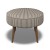 Brancaster Footstool Jovita Charcoal