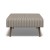 Ombu Footstool Jovita Charcoal