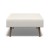 Ombu Footstool Zuri Parchment