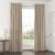 Flanders Natural Pencil Pleat Lined Ready Made Curtains