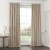 Flanders Natural Pencil Pleat Unlined Ready Made Curtains