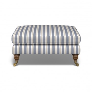 Bliss Footstool Fayola Indigo