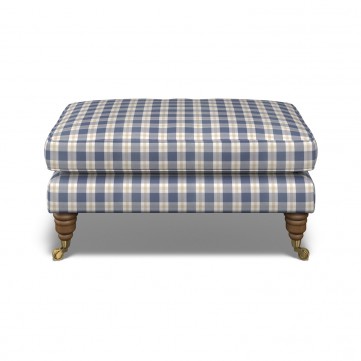 Bliss Footstool Kali Indigo