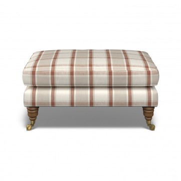 Bliss Footstool Oba Cinnabar