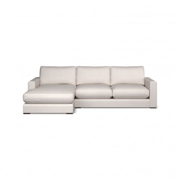 Cloud Chaise Sofa Amina Dove