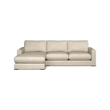 Cloud Chaise Sofa Safara Stone