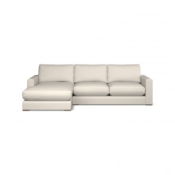 Cloud Chaise Sofa Shani Alabaster