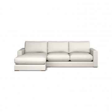 Cloud Chaise Sofa Zuri Parchment