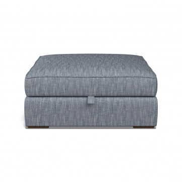 Cloud Storage Footstool Kalinda Denim