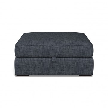 Cloud Storage Footstool Kalinda Indigo