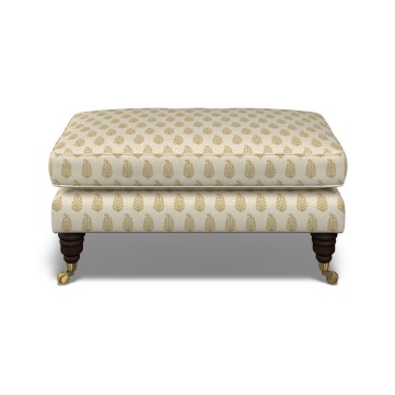 Bliss Footstool Indira Ochre