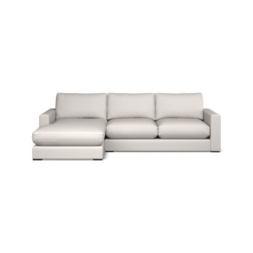 Cloud Chaise Sofa Zuri Ash