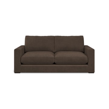 furniture cloud medium sofa cosmos espresso plain front