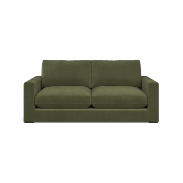 furniture cloud medium sofa cosmos olive plain front