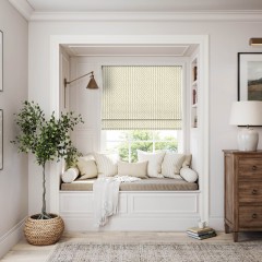 Azmi Ochre Roman Blind Lifestyle
