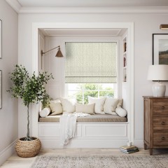 Azmi Olive Roman Blind Lifestyle