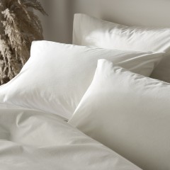 Organic Cotton Ivory Bedding Set Detail