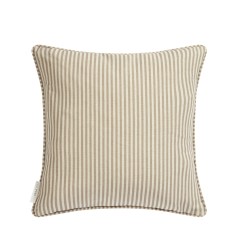 Capri Taupe Printed Cotton Cushion 43cm x 43cm