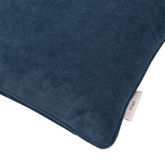 cushion cosmos indigo self piped edge 43 detail