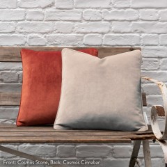 Cosmos Stone Velvet Cushion 43cm x 43cm