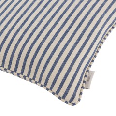 Jovita Indigo Woven Cushion 43cm x 43cm