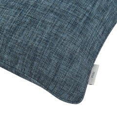 cushion kalinda indigo self piped edge detail