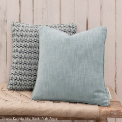 Kalinda Sky Woven Cushion 43cm x 43cm