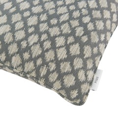 Nia Charcoal Woven Cushion 43cm x 43cm