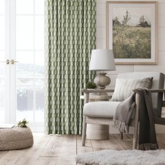 Dabu Olive Curtains