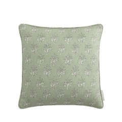 Dabu Sage Printed Cotton Cushion 43cm x 43cm