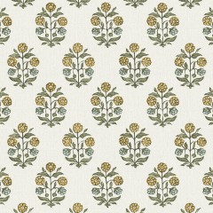 Bagh Honey Curtains Fabric Flat
