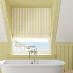 Capri Citron Roman Blind Lifestyle